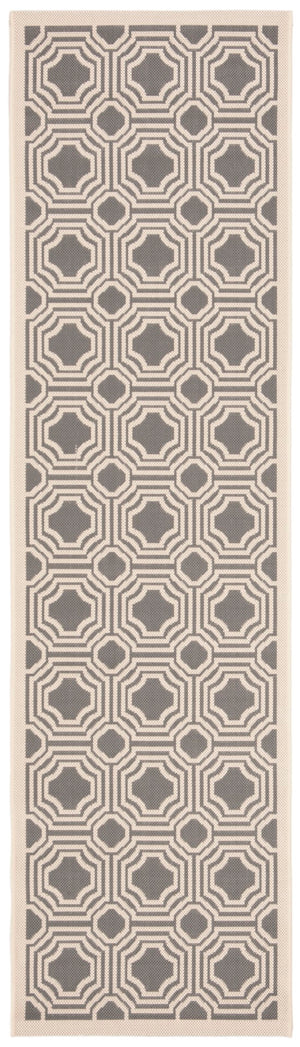 Safavieh Courtyard 6112 Power Loomed 85.4% Polypropylene/10.4% Polyester/4.2% Latex Outdoor Rug CY6112-246-3