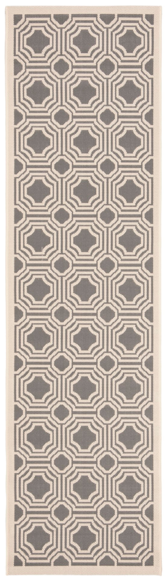 Safavieh Courtyard 6112 Power Loomed 85.4% Polypropylene/10.4% Polyester/4.2% Latex Outdoor Rug CY6112-246-3
