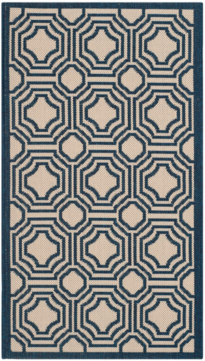 Safavieh Courtyard 6112 Power Loomed 85.4% Polypropylene/10.4% Polyester/4.2% Latex Outdoor Rug CY6112-258-3