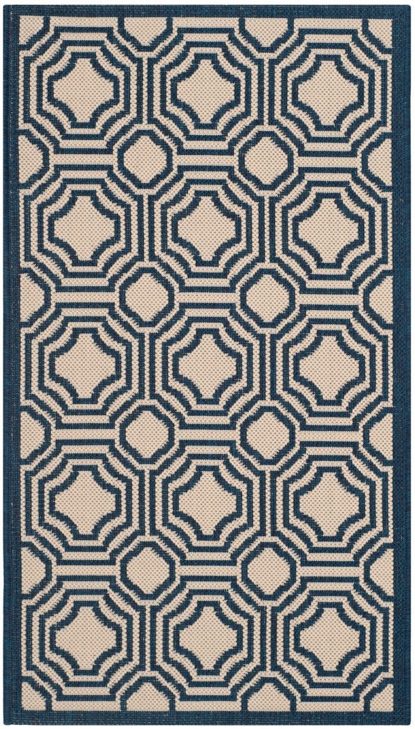 Safavieh Courtyard 6112 Power Loomed 85.4% Polypropylene/10.4% Polyester/4.2% Latex Outdoor Rug CY6112-258-3