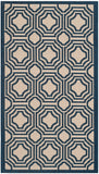 Safavieh Courtyard 6112 Power Loomed 85.4% Polypropylene/10.4% Polyester/4.2% Latex Outdoor Rug CY6112-258-3