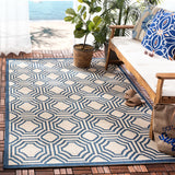 Safavieh Courtyard 6112 Power Loomed 85.4% Polypropylene/10.4% Polyester/4.2% Latex Outdoor Rug CY6112-258-3