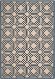 Safavieh Courtyard 6112 Power Loomed 85.4% Polypropylene/10.4% Polyester/4.2% Latex Outdoor Rug CY6112-258-3