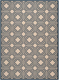 Safavieh Courtyard 6112 Power Loomed 85.4% Polypropylene/10.4% Polyester/4.2% Latex Outdoor Rug CY6112-258-3