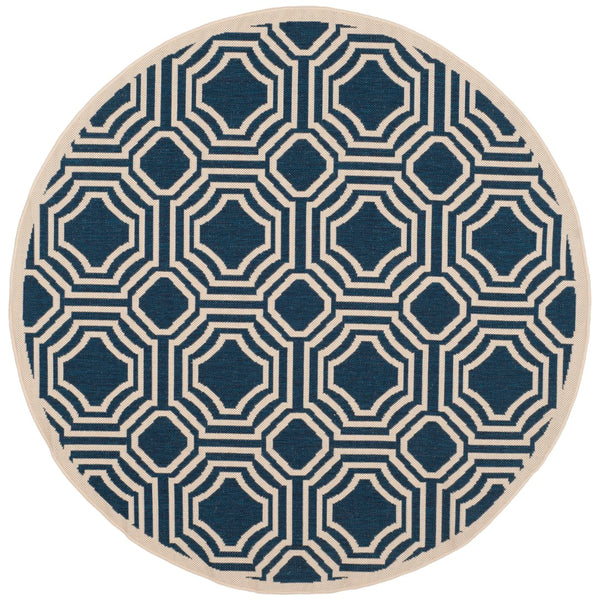 Safavieh Courtyard 6112 Power Loomed 85.4% Polypropylene/10.4% Polyester/4.2% Latex Outdoor Rug CY6112-268-5R
