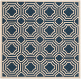 Safavieh Courtyard 6112 Power Loomed 85.4% Polypropylene/10.4% Polyester/4.2% Latex Outdoor Rug CY6112-268-5SQ