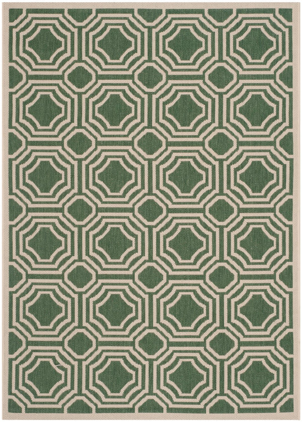 Safavieh Courtyard 6112 Power Loomed 85.4% Polypropylene/10.4% Polyester/4.2% Latex Outdoor Rug CY6112-332-4