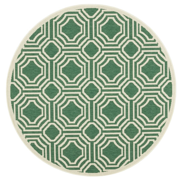 Safavieh Courtyard 6112 Power Loomed 85.4% Polypropylene/10.4% Polyester/4.2% Latex Outdoor Rug CY6112-332-5R