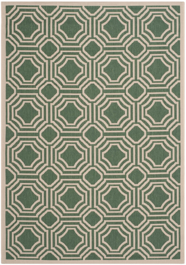 Safavieh Courtyard 6112 Power Loomed 85.4% Polypropylene/10.4% Polyester/4.2% Latex Outdoor Rug CY6112-332-3