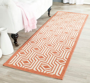 Safavieh Courtyard 6113 Power Loomed 85.4% Polypropylene/10.4% Polyester/4.2% Latex Outdoor Rug CY6113-231-4