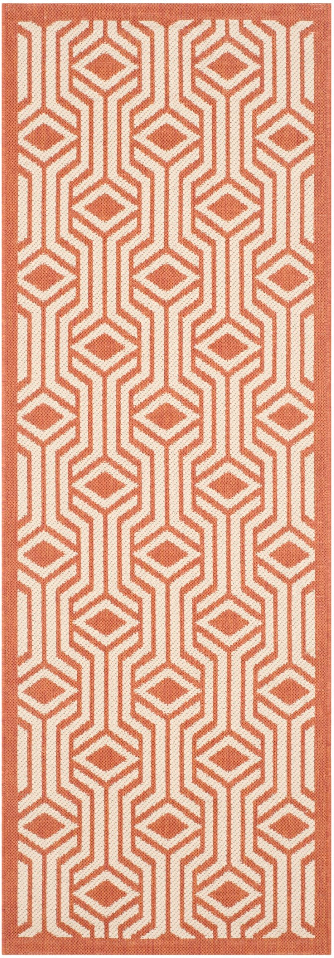 Safavieh Courtyard 6113 Power Loomed 85.4% Polypropylene/10.4% Polyester/4.2% Latex Outdoor Rug CY6113-231-4