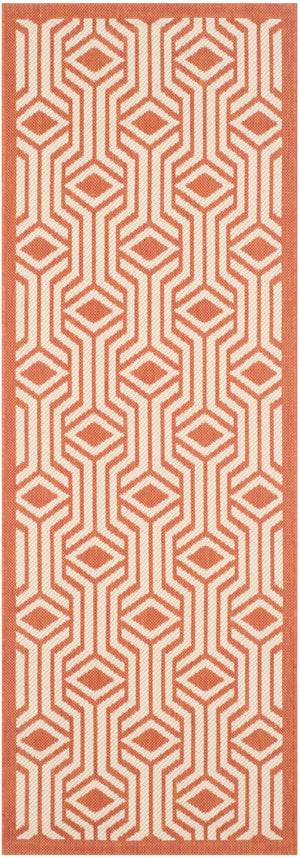 Safavieh Courtyard 6113 Power Loomed 85.4% Polypropylene/10.4% Polyester/4.2% Latex Outdoor Rug CY6113-231-4