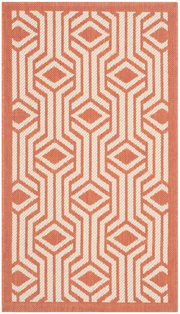 Safavieh Courtyard 6113 Power Loomed 85.4% Polypropylene/10.4% Polyester/4.2% Latex Outdoor Rug CY6113-231-4