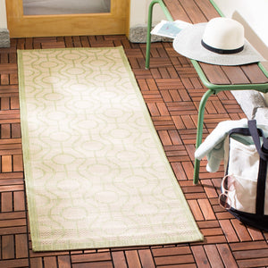 Safavieh Courtyard 6115 Power Loomed 85.4% Polypropylene/10.4% Polyester/4.2% Latex Outdoor Rug CY6115-218-4