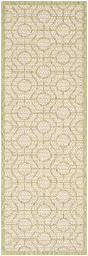 Safavieh Courtyard 6115 Power Loomed 85.4% Polypropylene/10.4% Polyester/4.2% Latex Outdoor Rug CY6115-218-4
