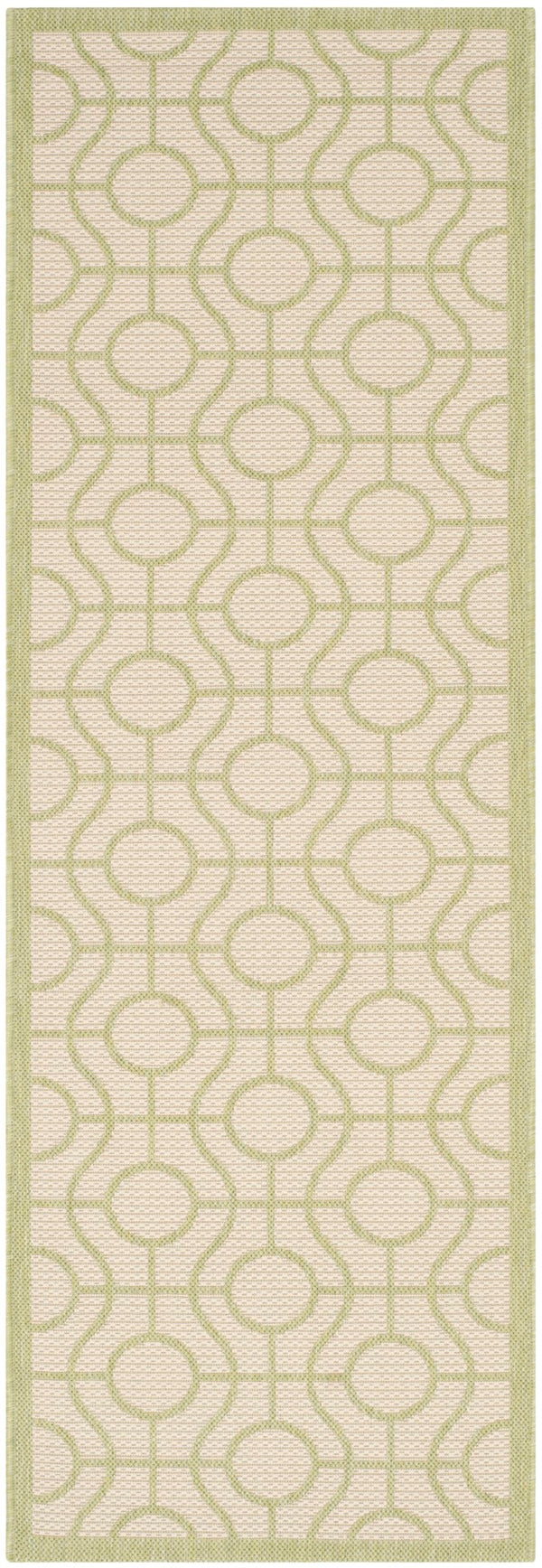Safavieh Courtyard 6115 Power Loomed 85.4% Polypropylene/10.4% Polyester/4.2% Latex Outdoor Rug CY6115-218-4