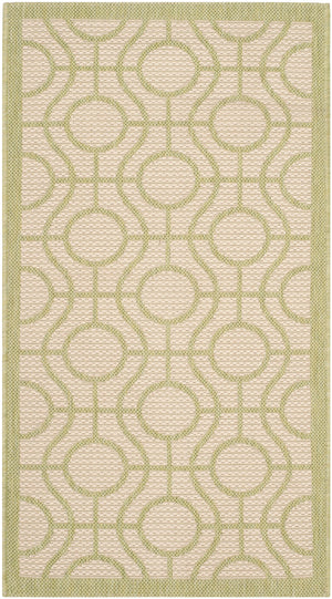 Safavieh Courtyard 6115 Power Loomed 85.4% Polypropylene/10.4% Polyester/4.2% Latex Outdoor Rug CY6115-218-4
