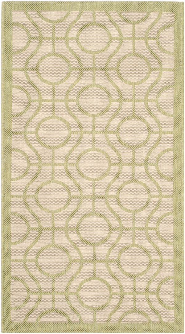 Safavieh Courtyard 6115 Power Loomed 85.4% Polypropylene/10.4% Polyester/4.2% Latex Outdoor Rug CY6115-218-4