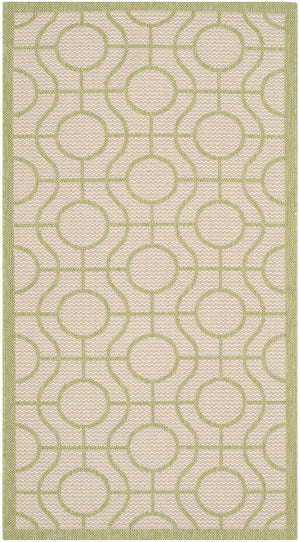 Safavieh Courtyard 6115 Power Loomed 85.4% Polypropylene/10.4% Polyester/4.2% Latex Outdoor Rug CY6115-218-4
