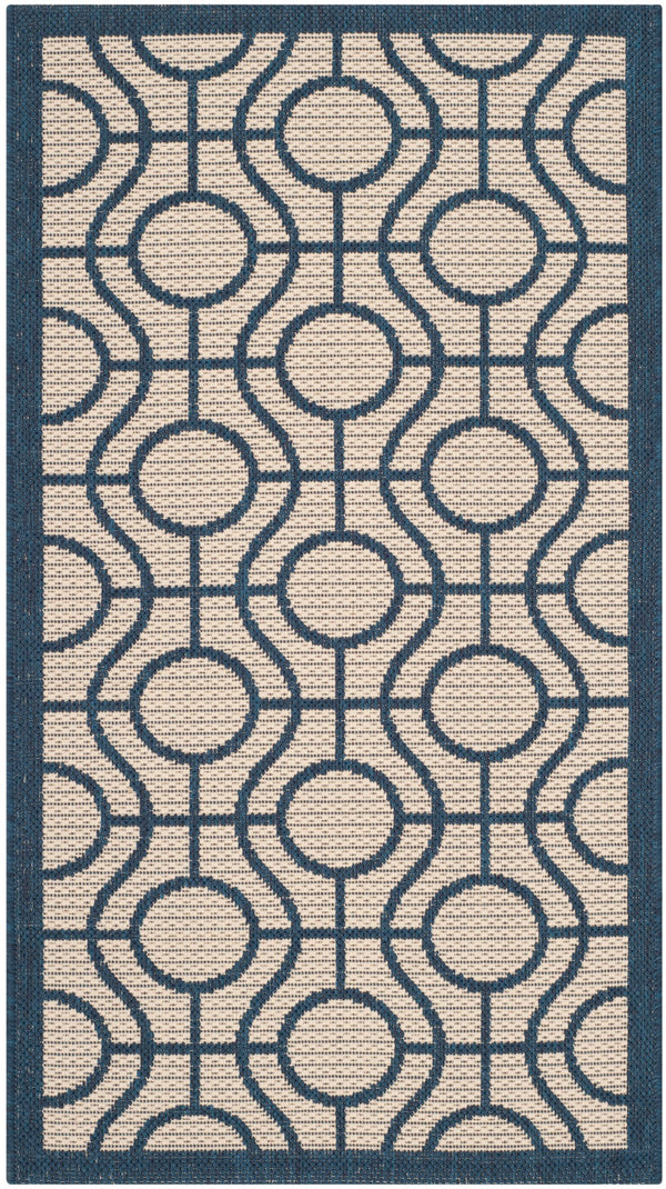 Safavieh Courtyard 6115 Power Loomed 85.4% Polypropylene/10.4% Polyester/4.2% Latex Outdoor Rug CY6115-258-4