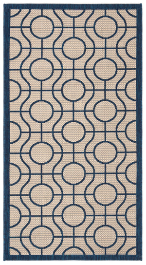Safavieh Courtyard 6115 Power Loomed 85.4% Polypropylene/10.4% Polyester/4.2% Latex Outdoor Rug CY6115-258-4