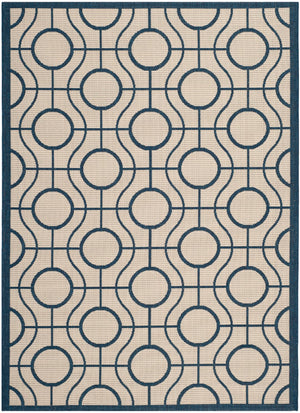 Safavieh Courtyard 6115 Power Loomed 85.4% Polypropylene/10.4% Polyester/4.2% Latex Outdoor Rug CY6115-258-4