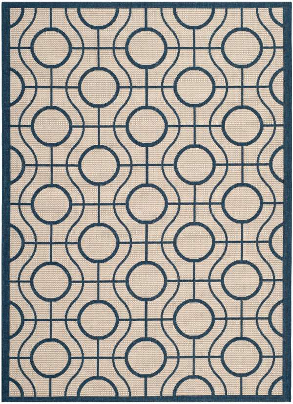 Safavieh Courtyard 6115 Power Loomed 85.4% Polypropylene/10.4% Polyester/4.2% Latex Outdoor Rug CY6115-258-4
