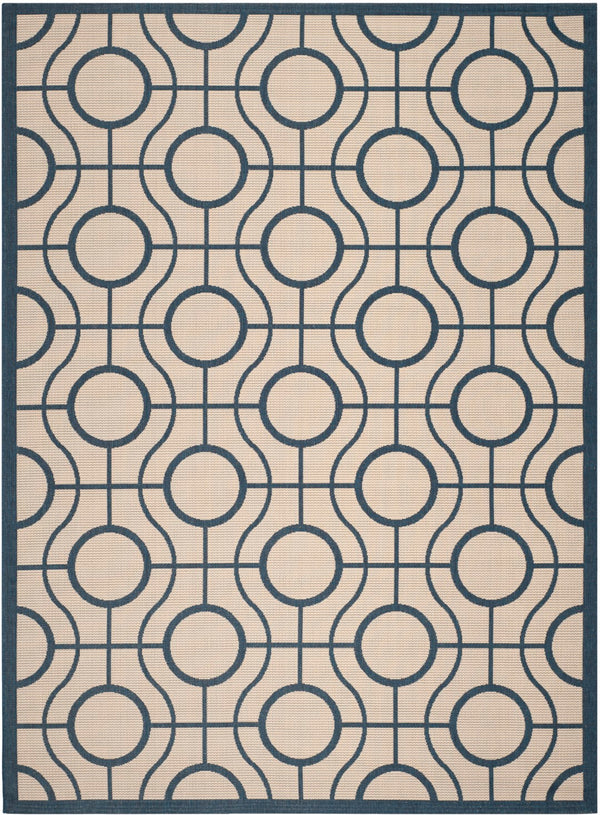 Safavieh Courtyard 6115 Power Loomed 85.4% Polypropylene/10.4% Polyester/4.2% Latex Outdoor Rug CY6115-258-4