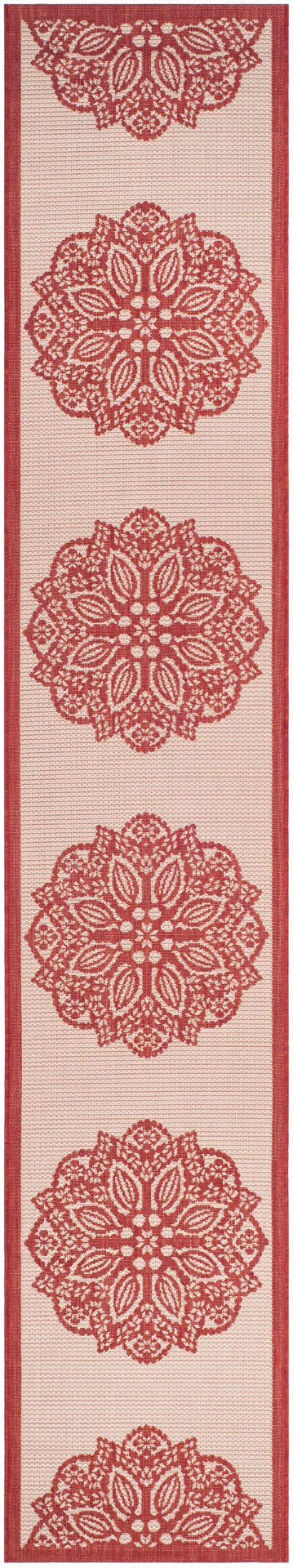 Safavieh Courtyard 6139 Power Loomed 85.4% Polypropylene/10.4% Polyester/4.2% Latex Outdoor Rug CY6139-238-212