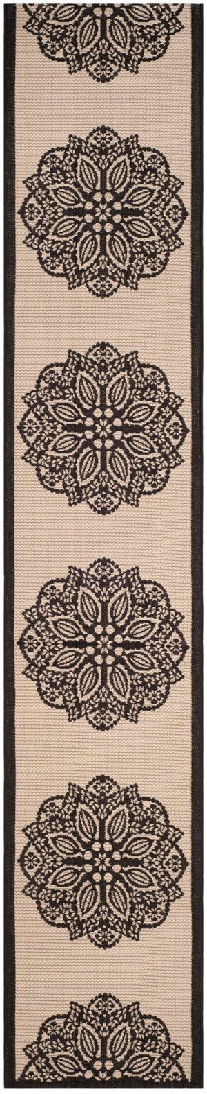 Safavieh Courtyard 6139 Power Loomed 85.4% Polypropylene/10.4% Polyester/4.2% Latex Outdoor Rug CY6139-256-212