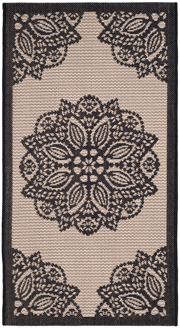 Safavieh Courtyard 6139 Power Loomed 85.4% Polypropylene/10.4% Polyester/4.2% Latex Outdoor Rug CY6139-256-2
