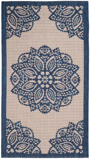 Safavieh Courtyard 6139 Power Loomed 85.4% Polypropylene/10.4% Polyester/4.2% Latex Outdoor Rug CY6139-258-212