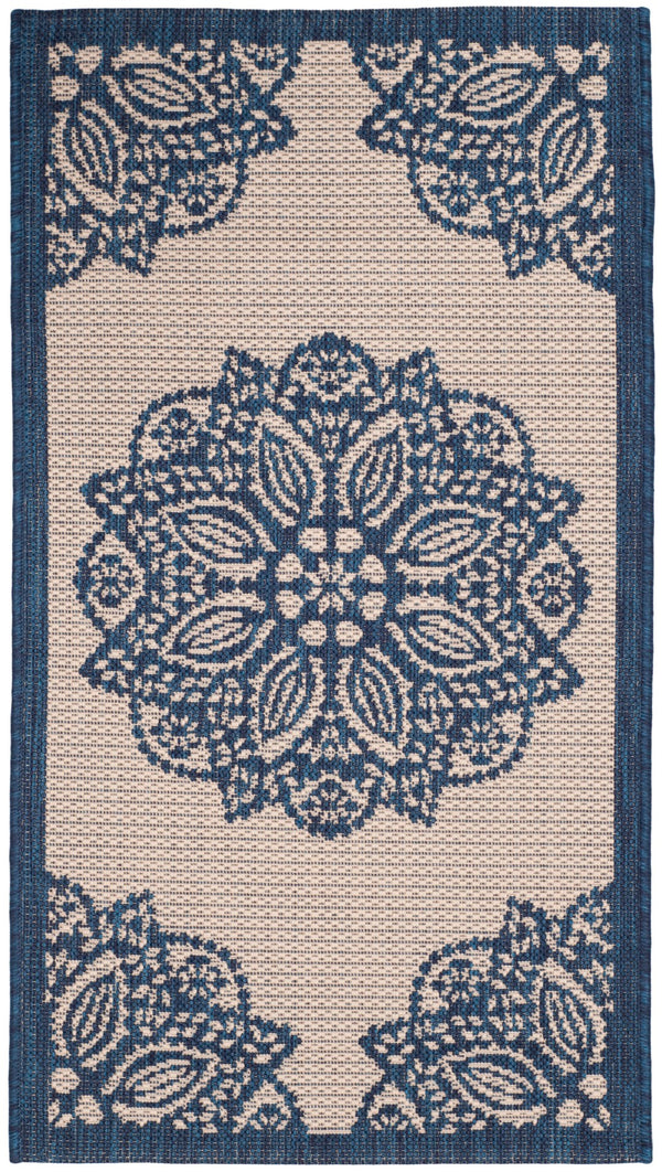 Safavieh Courtyard 6139 Power Loomed 85.4% Polypropylene/10.4% Polyester/4.2% Latex Outdoor Rug CY6139-258-212