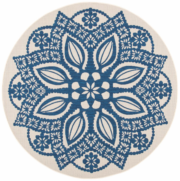 Safavieh Courtyard 6139 Power Loomed 85.4% Polypropylene/10.4% Polyester/4.2% Latex Outdoor Rug CY6139-258-212