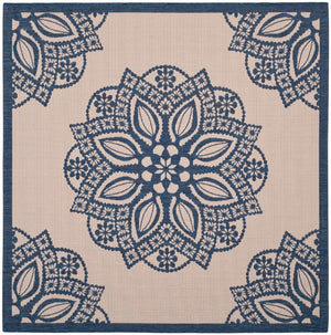 Safavieh Courtyard 6139 Power Loomed 85.4% Polypropylene/10.4% Polyester/4.2% Latex Outdoor Rug CY6139-258-212
