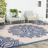 Safavieh Courtyard 6139 Power Loomed 85.4% Polypropylene/10.4% Polyester/4.2% Latex Outdoor Rug CY6139-258-212