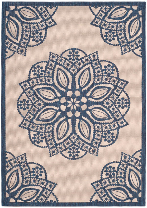 Safavieh Courtyard 6139 Power Loomed 85.4% Polypropylene/10.4% Polyester/4.2% Latex Outdoor Rug CY6139-258-212