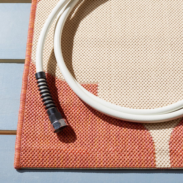 Safavieh Courtyard 6162 Power Loomed 85.4% Polypropylene/10.4% Polyester/4.2% Latex Outdoor Rug CY6162-231-3