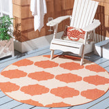 Safavieh Courtyard 6162 Power Loomed 85.4% Polypropylene/10.4% Polyester/4.2% Latex Outdoor Rug CY6162-231-5R