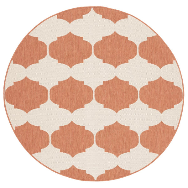 Safavieh Courtyard 6162 Power Loomed 85.4% Polypropylene/10.4% Polyester/4.2% Latex Outdoor Rug CY6162-231-5R