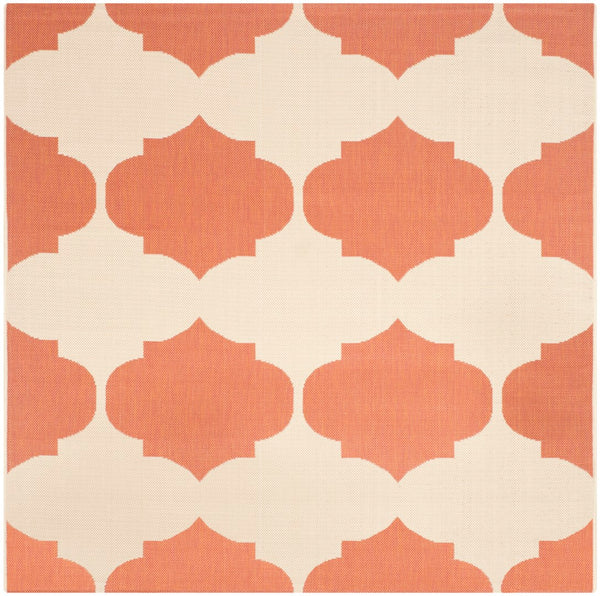 Safavieh Courtyard 6162 Power Loomed 85.4% Polypropylene/10.4% Polyester/4.2% Latex Outdoor Rug CY6162-231-5SQ