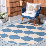 Safavieh Courtyard 6162 Power Loomed 85.4% Polypropylene/10.4% Polyester/4.2% Latex Outdoor Rug CY6162-233-5R