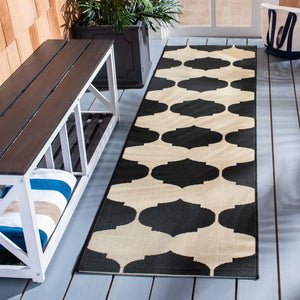 Safavieh Courtyard 6162 Power Loomed 85.4% Polypropylene/10.4% Polyester/4.2% Latex Outdoor Rug CY6162-256-4