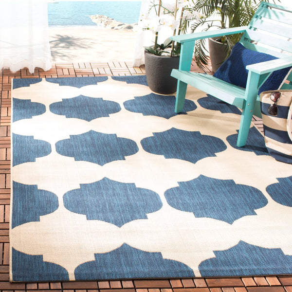 Safavieh Courtyard 6162 Power Loomed 85.4% Polypropylene/10.4% Polyester/4.2% Latex Outdoor Rug CY6162-258-212