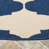 Safavieh Courtyard 6162 Power Loomed 85.4% Polypropylene/10.4% Polyester/4.2% Latex Outdoor Rug CY6162-258-5R