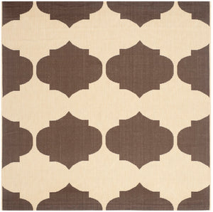 Safavieh Courtyard 6162 Power Loomed 85.4% Polypropylene/10.4% Polyester/4.2% Latex Outdoor Rug CY6162-402-5SQ