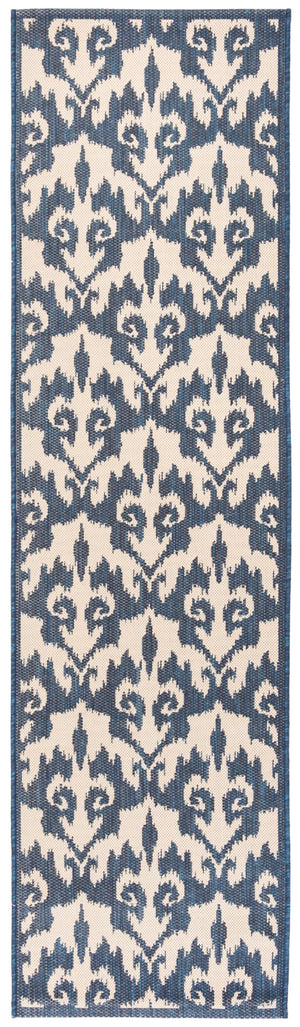 Safavieh Courtyard 6198 Power Loomed 85.4% Polypropylene/10.4% Polyester/4.2% Latex Outdoor Rug CY6198-258-9