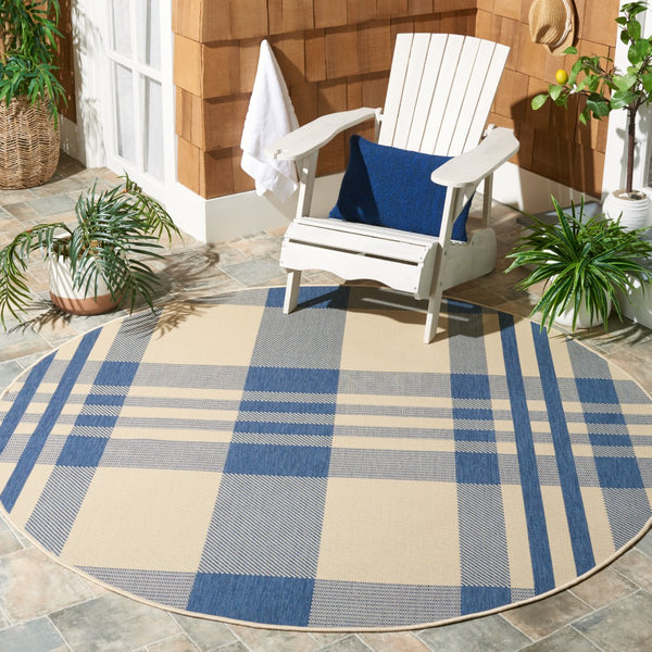 Safavieh Cy6201 Power Loomed 85.4% Polypropylene/10.4% Polyester/4.2% Latex Indoor/Outdoor Rug CY6201-233-810