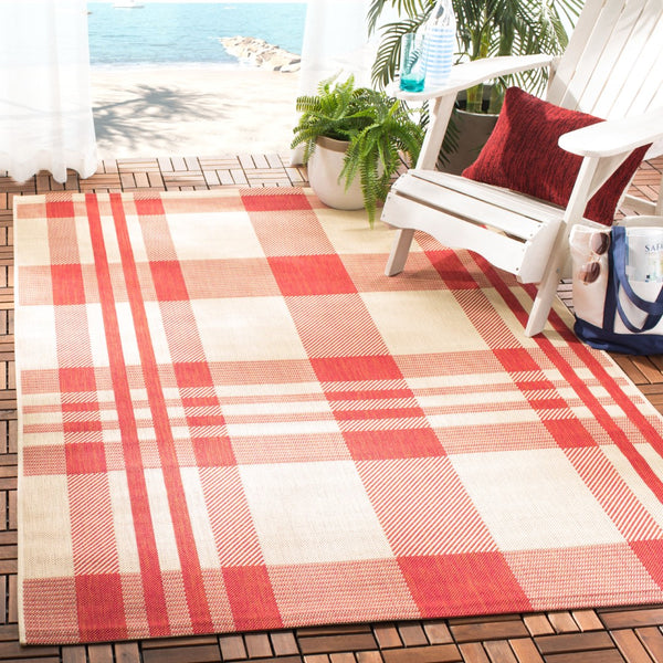 Safavieh Cy6201 Power Loomed 85.4% Polypropylene/10.4% Polyester/4.2% Latex Outdoor Rug CY6201-238-4