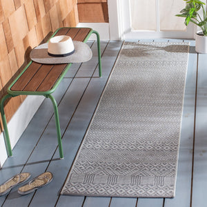 Safavieh Courtyard 6235 Power Loomed 85.4% Polypropylene/10.4% Polyester/4.2% Latex Indoor/Outdoor Rug CY6235-07812-5SQ